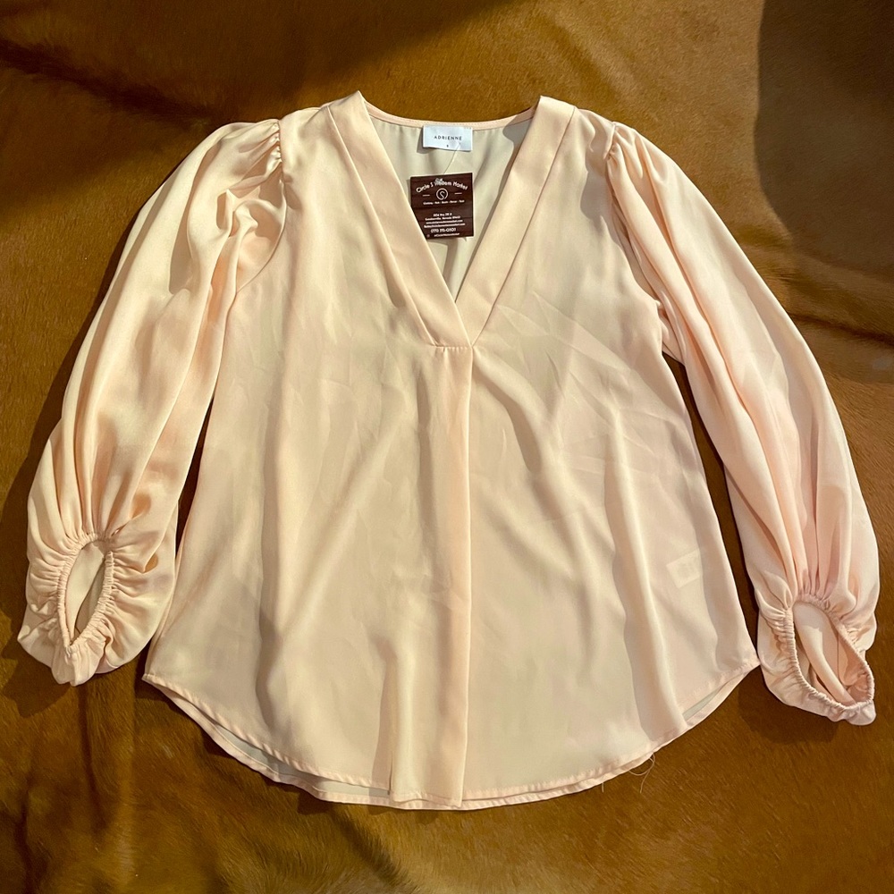 Blush blouse